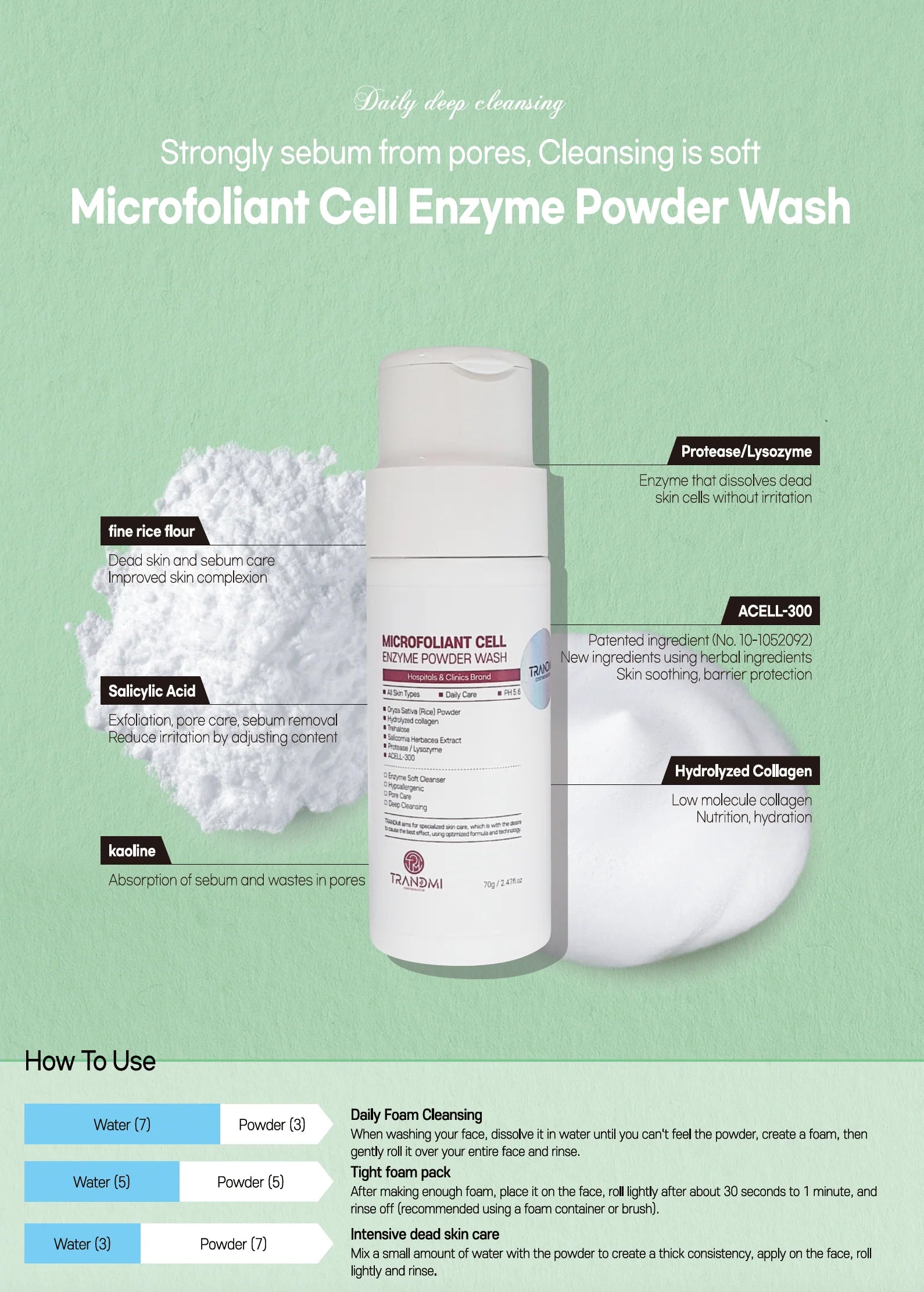 Microfoliant Cell Enzyme Powder Wash - Image 2